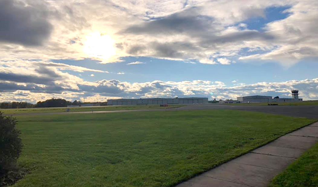 Grounds of the Waterbury-Oxford Airport