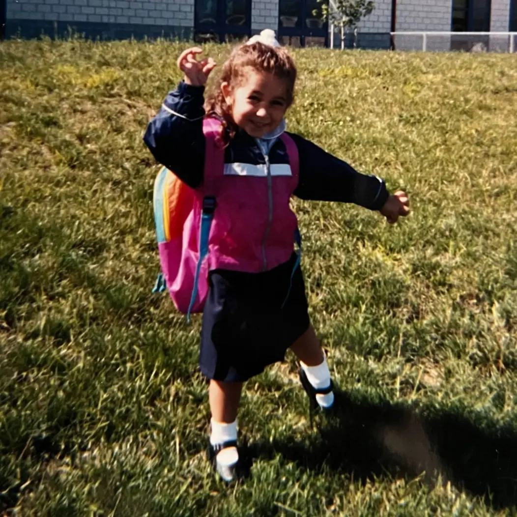 Waterbury, CT native Celina Caetano as a chilld