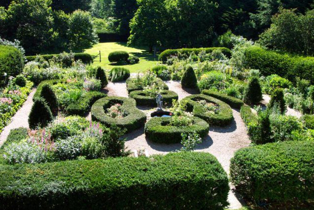 The gardens of the Bellamy-Ferriday House in Bethlehem