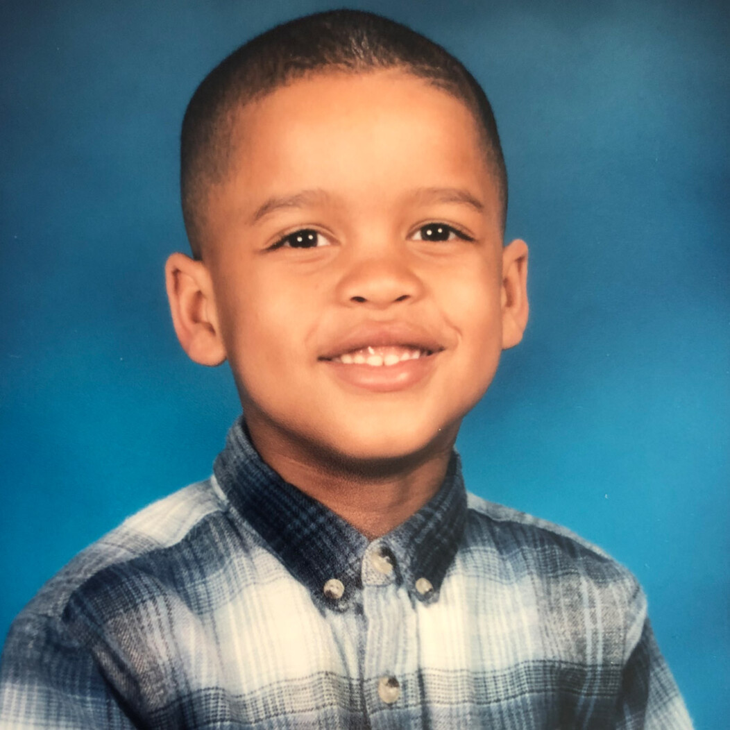 Childhood photo of The Art Of Yum chef Donte Jones