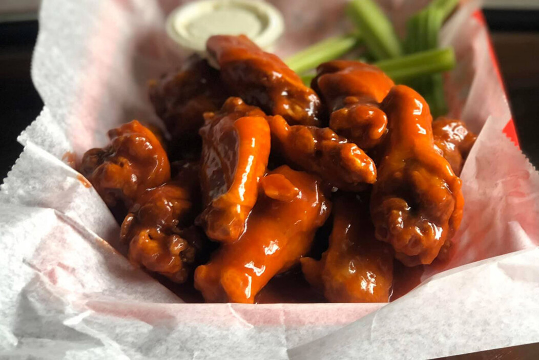 Basket of chicken wings from Ordinary Joe's in Oakville, CT