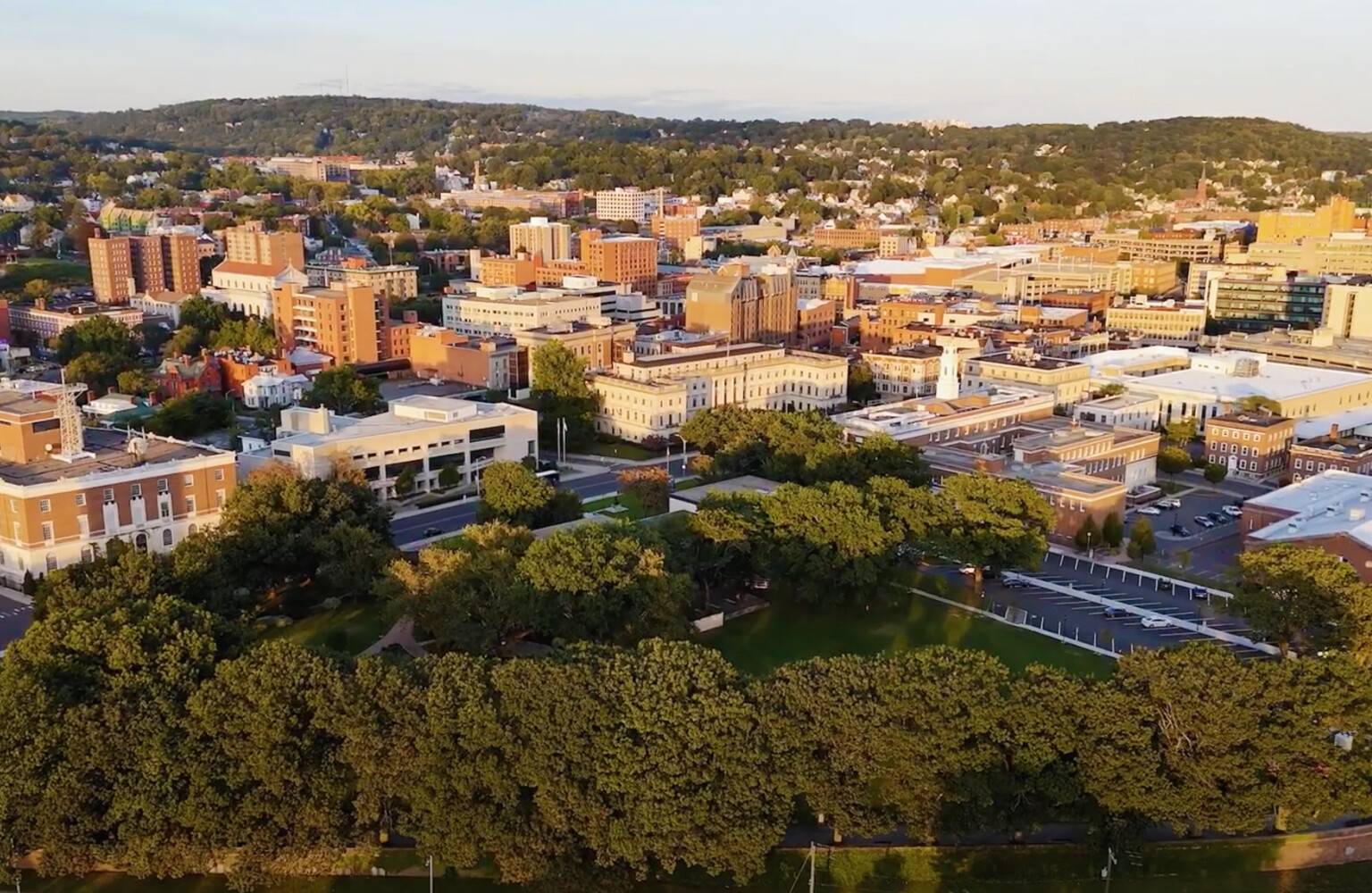 Image of the Waterbury CT skyline